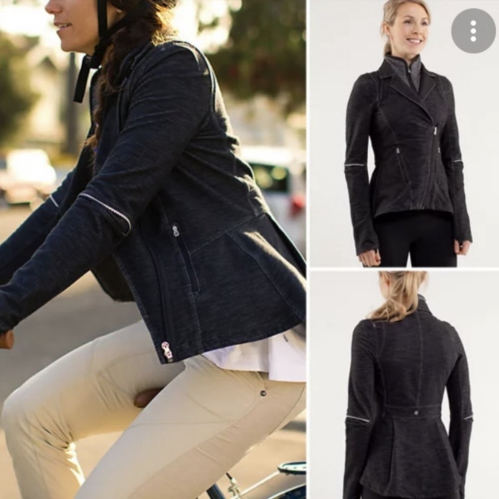 🖤LULULEMON RIDE ON BLAZER/JACKET-BLACK FOSSIL, 8